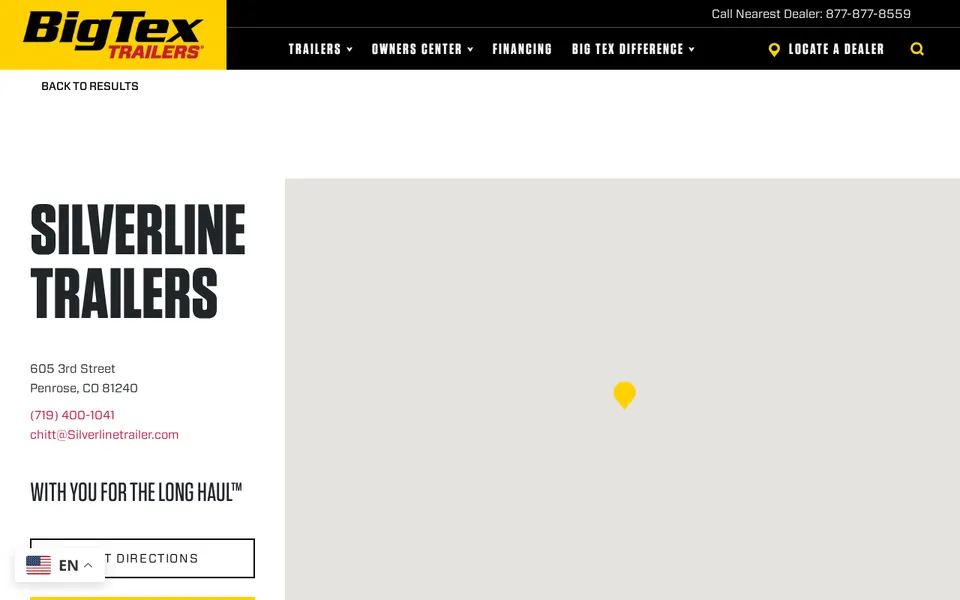 Silverline Trailers website