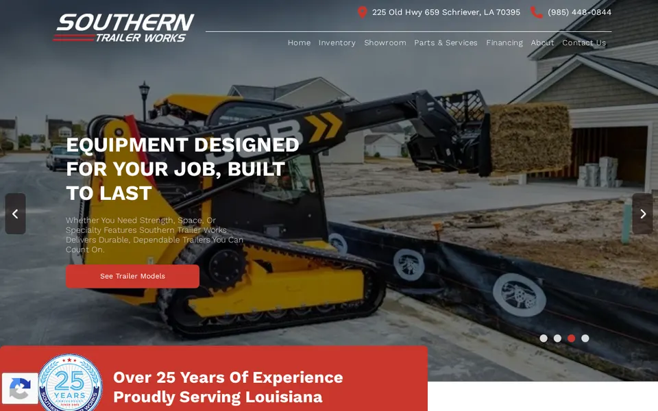 Southern Trailer Works website