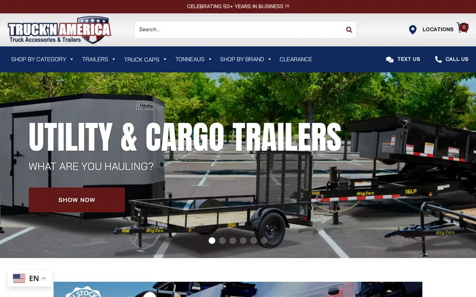 Truck 'N America website