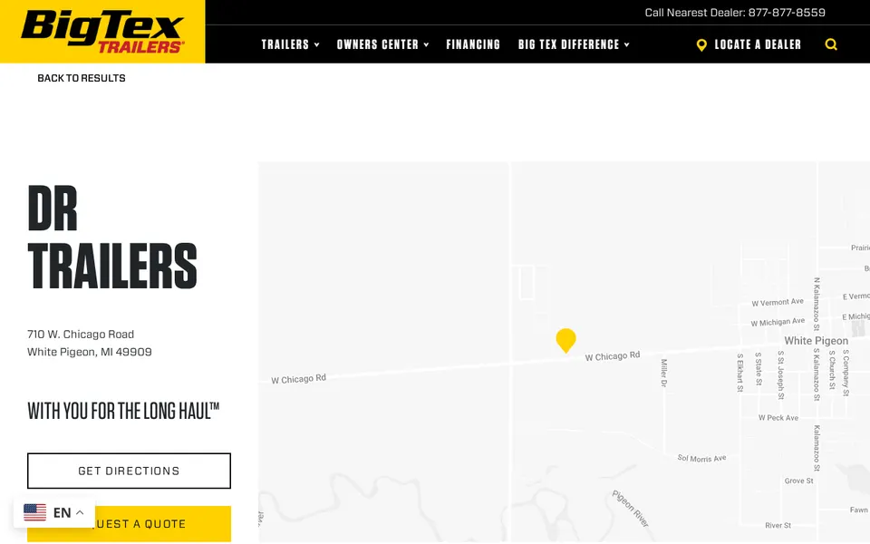 DR Trailers website