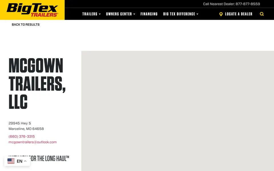 McGown Trailers, LLC website