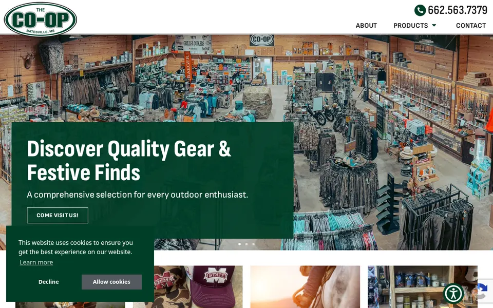 The Co-Op website