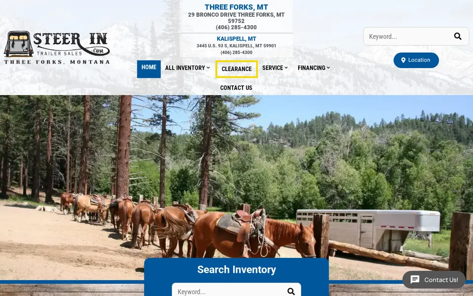 STEER IN TRAILERS website