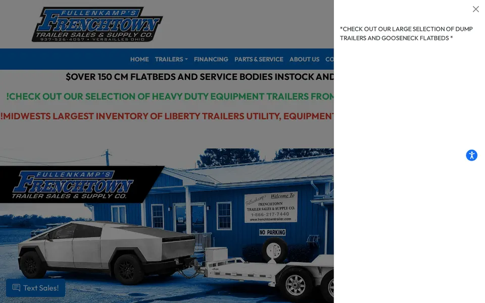 Fullenkamps Frenchtown Trailer Sales & Supply Co website