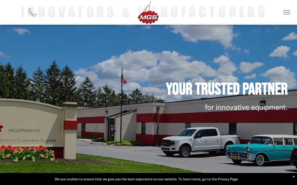 MGS Trailer Store website