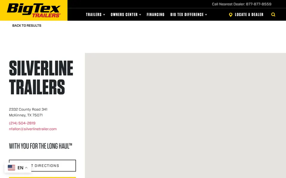 Silverline Trailers website
