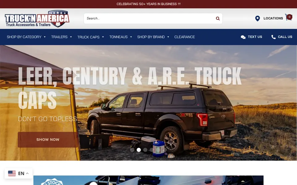 Truck 'N America website