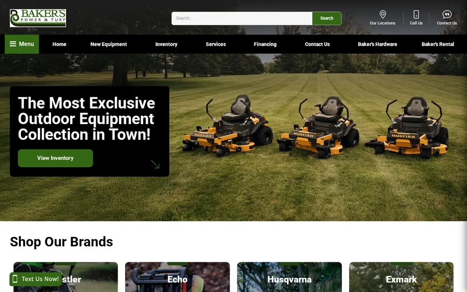Baker's Hardware Co., Inc. website