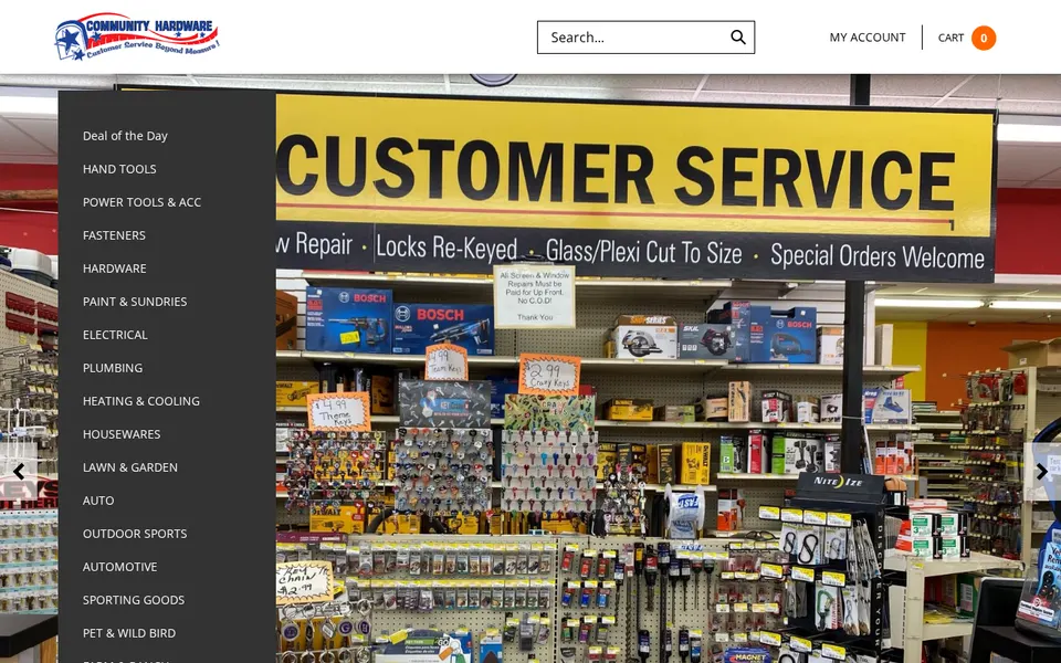 Pike Creek Community Hardware, Inc. website