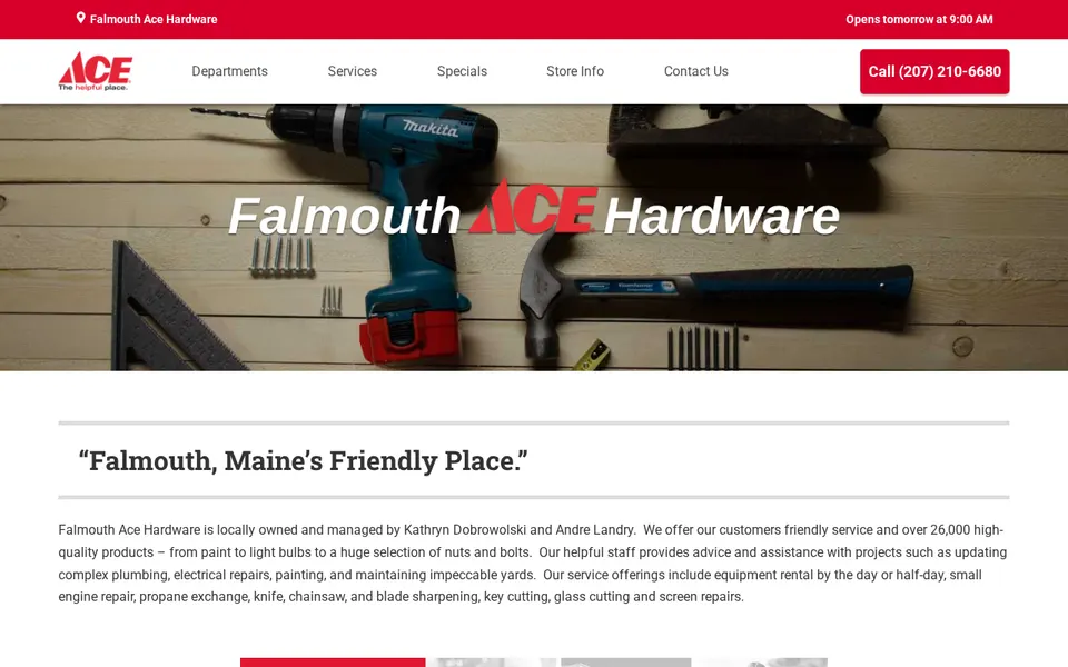 Falmouth Hardware LLC website