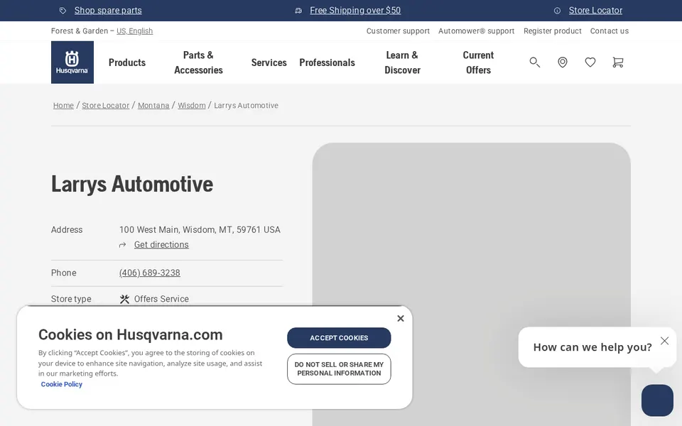 Larrys Automotive website