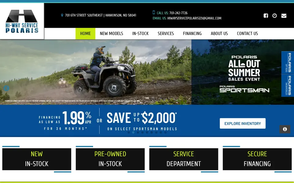Hi-Way Service website