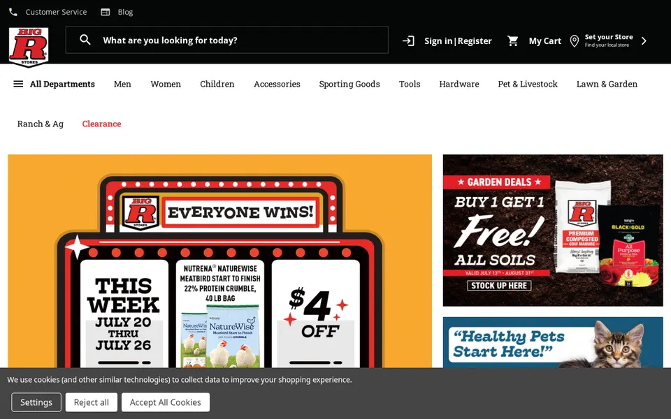 Big R Of Lamar Inc website