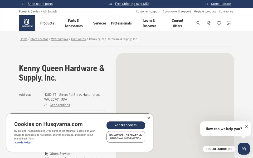 Kenny Queen Hardware & Supply, Inc. website