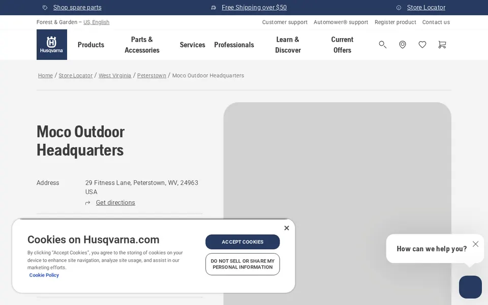 Moco Outdoor Headquarters website