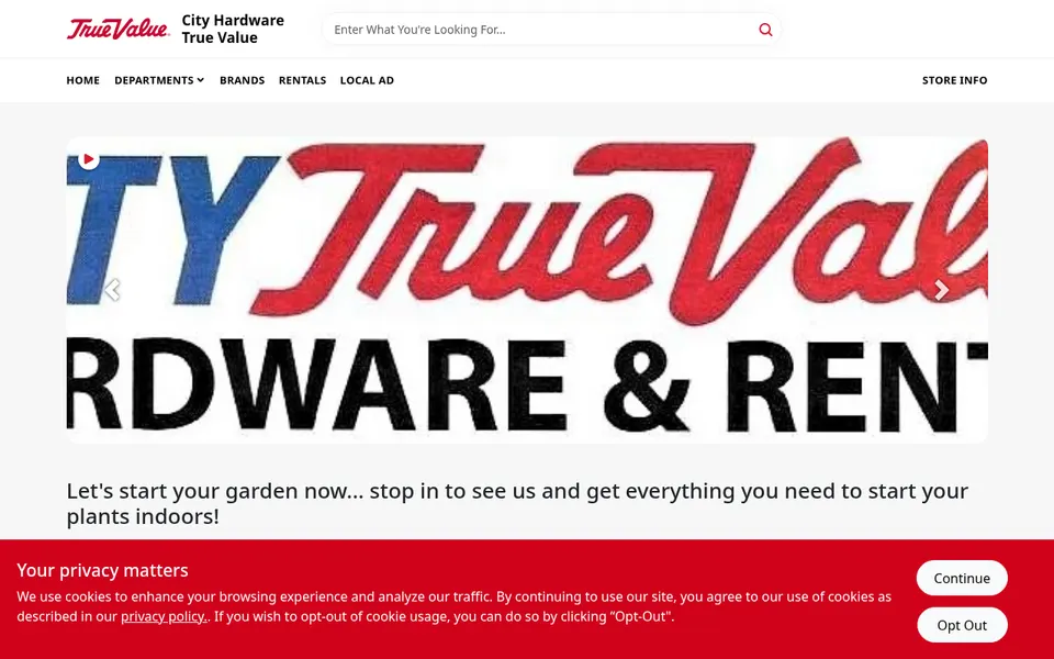 City Hardware Inc website