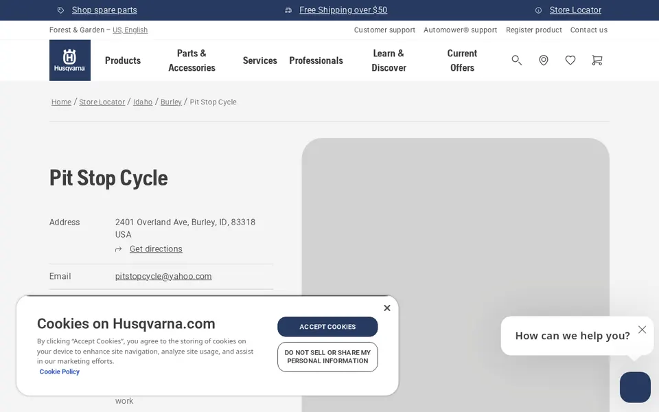 Pit Stop Cycle website