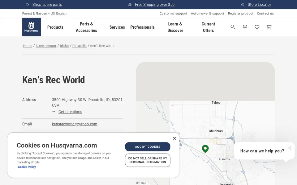 Ken's Rec World website