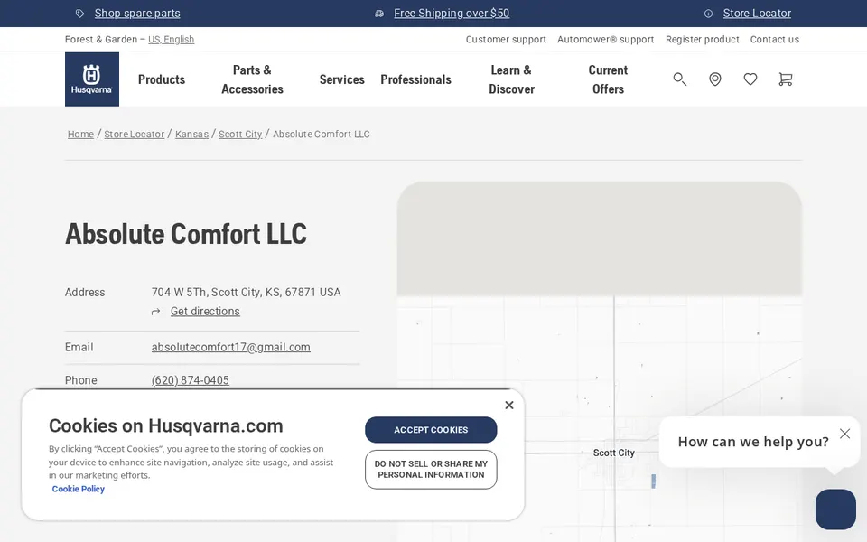 Absolute Comfort LLC website