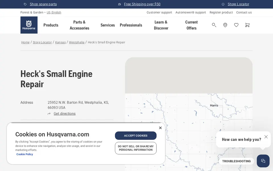 Heck's Small Engine Repair website