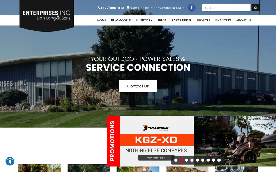 Enterprises Inc. website