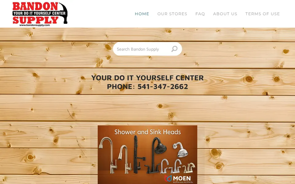 Bandon Supply website