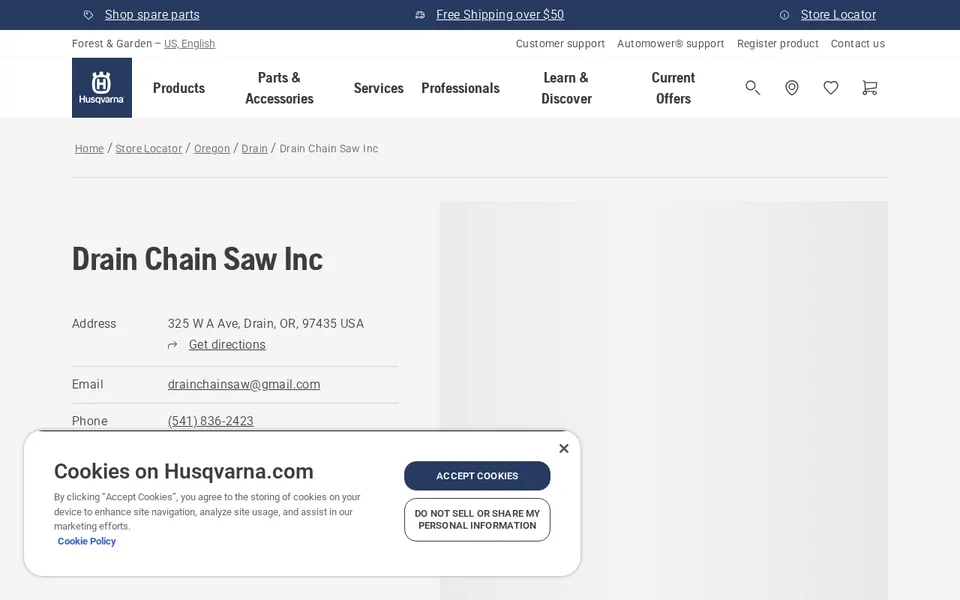 Drain Chain Saw Inc website
