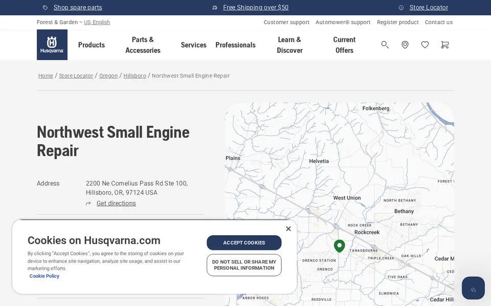 Northwest Small Engine Repair website