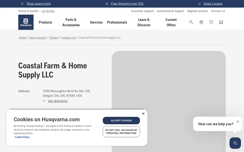 Coastal Farm & Home Supply LLC website