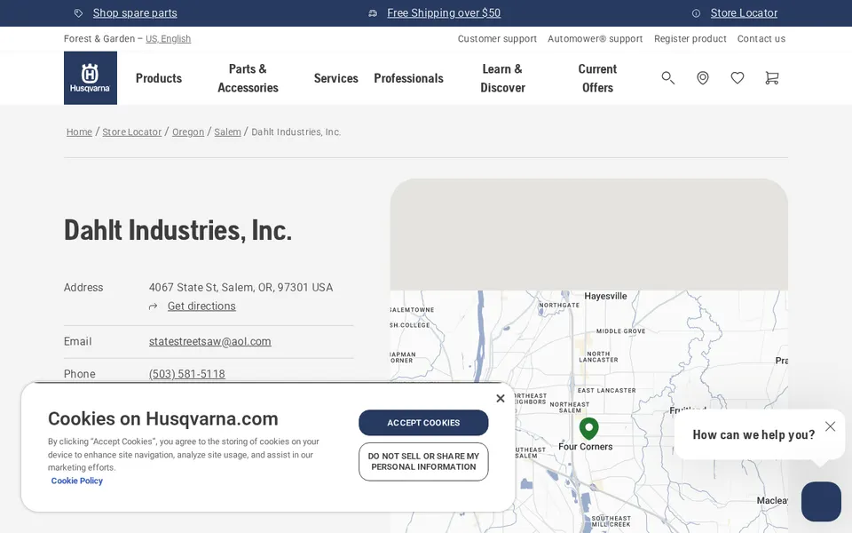 Dahlt Industries, Inc. website