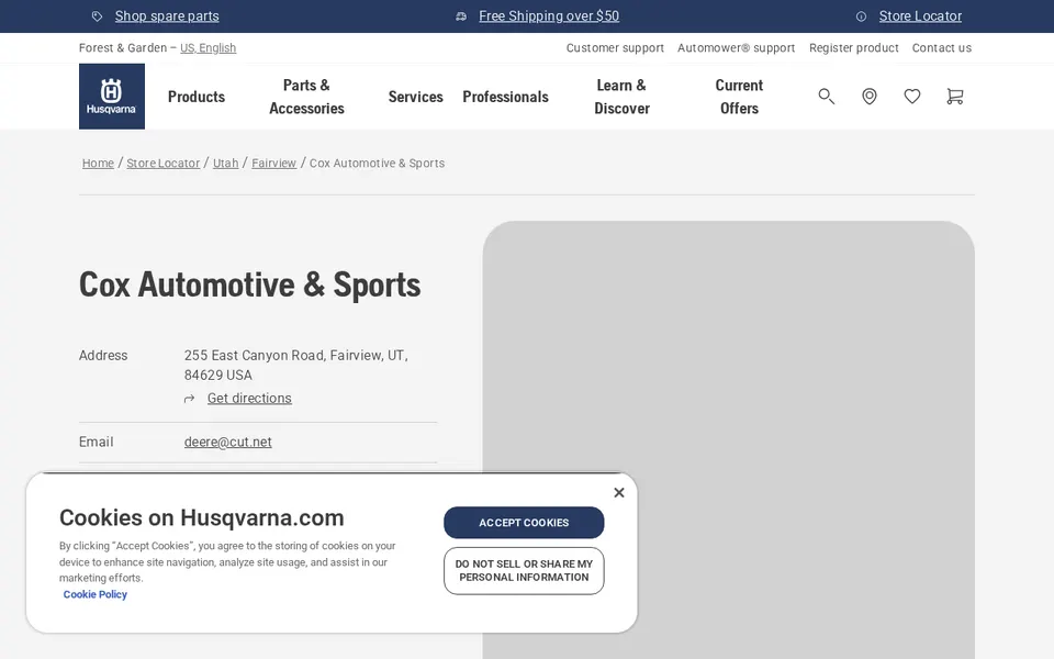 Cox Automotive & Sports website
