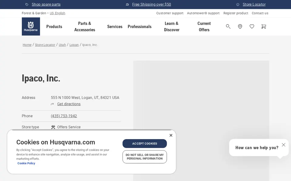 Ipaco, Inc. website