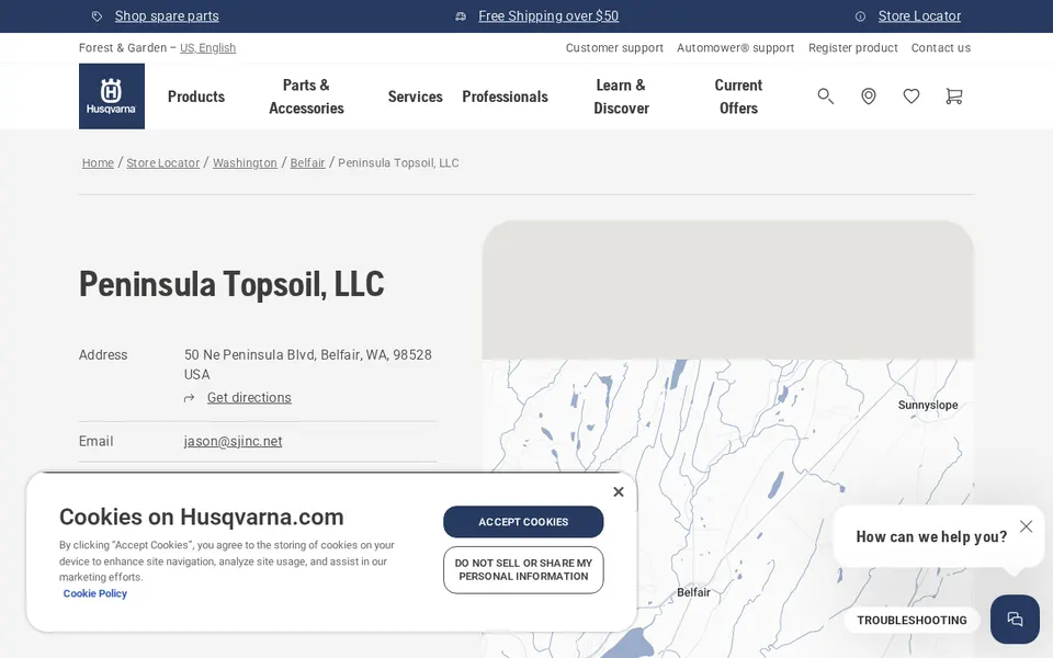 Peninsula Topsoil, LLC website