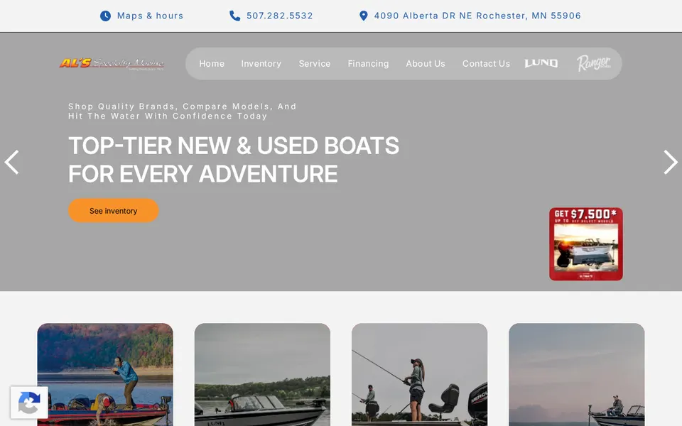 Al's Specialty Marine website