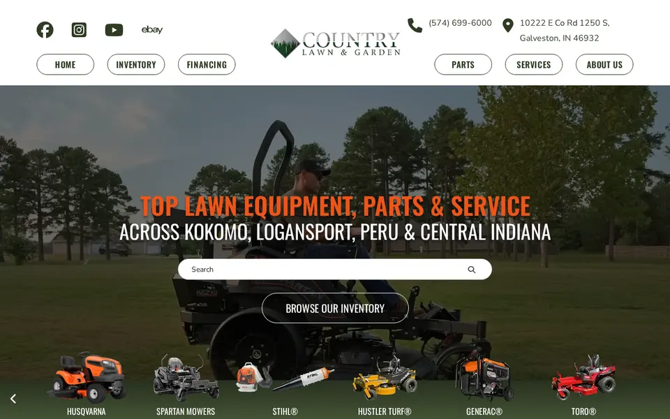Country Lawn & Garden LLC website