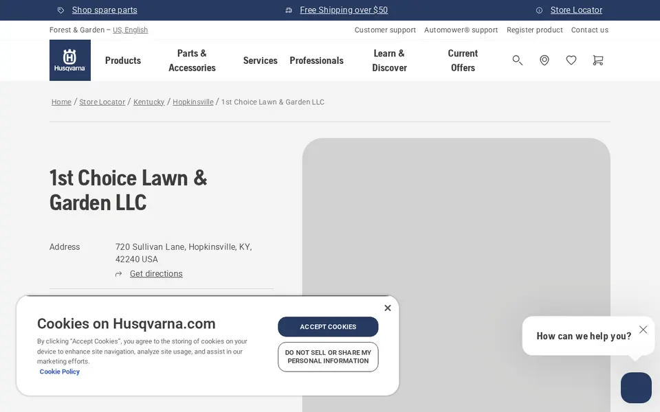 1st Choice Lawn & Garden LLC website