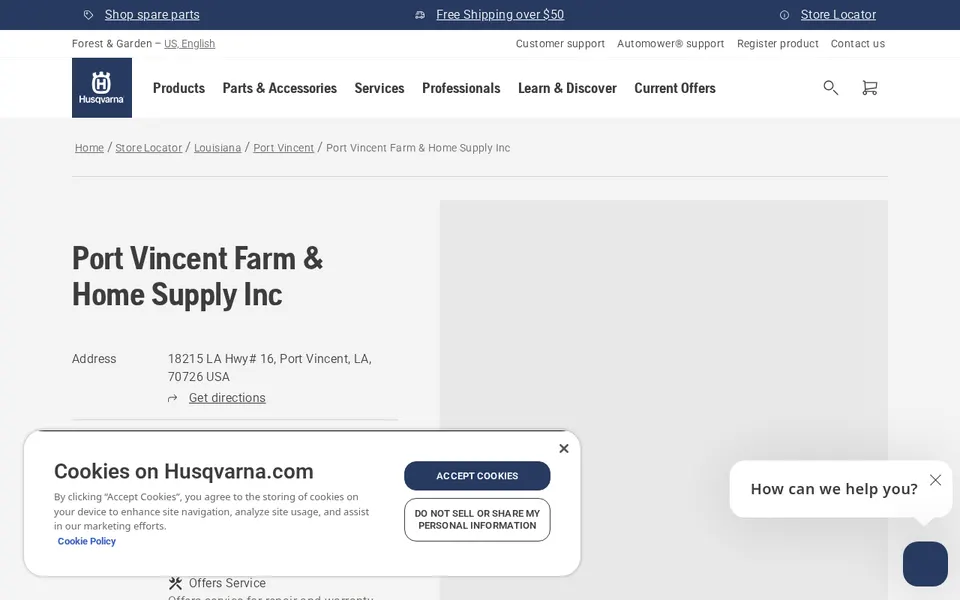 Port Vincent Farm & Home Supply Inc website