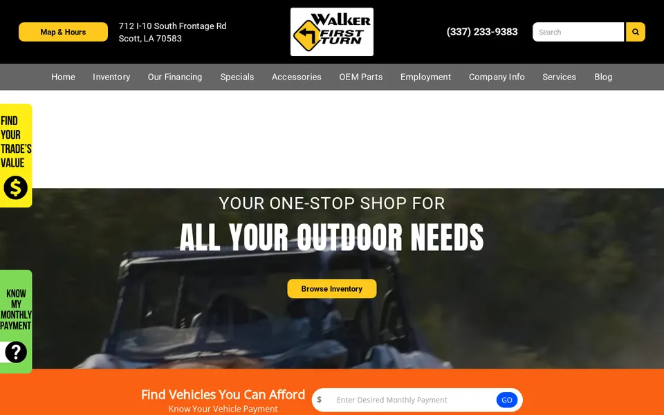 Walker First Turn, LLC website