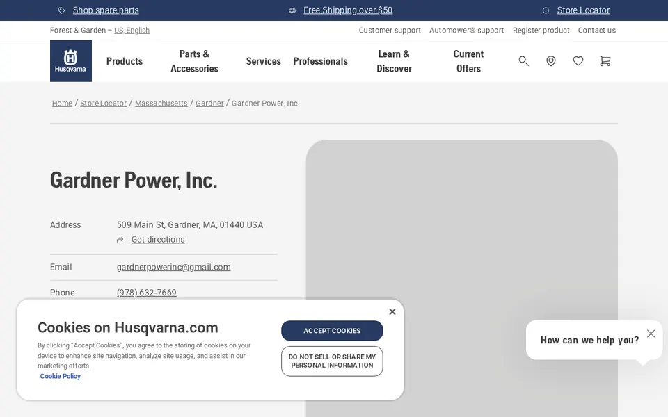 Gardner Power, Inc. website
