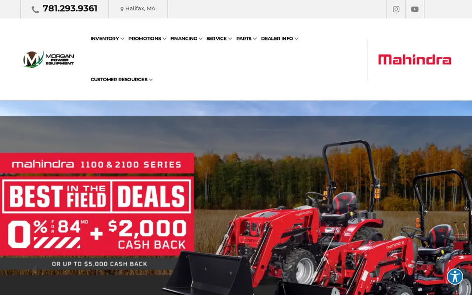Morgan Power Equipment website