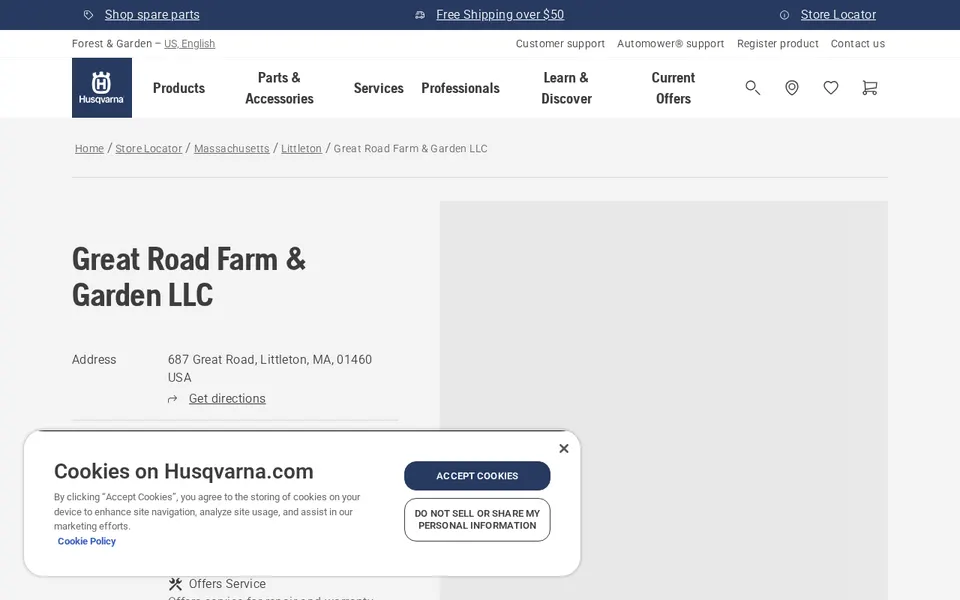 Great Road Farm & Garden LLC website