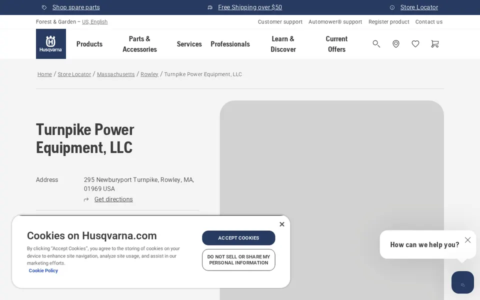 Turnpike Power Equipment, LLC website