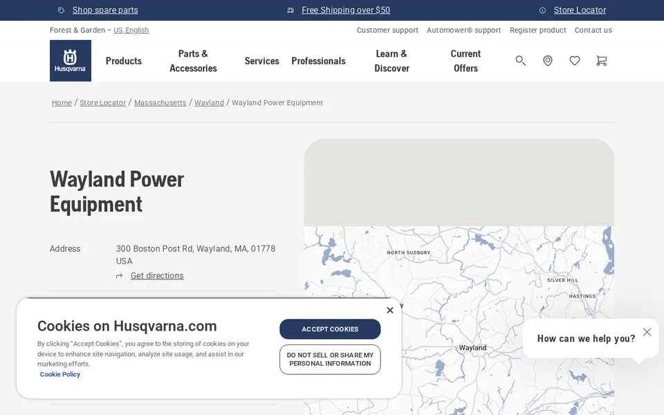 Wayland Power Equipment website