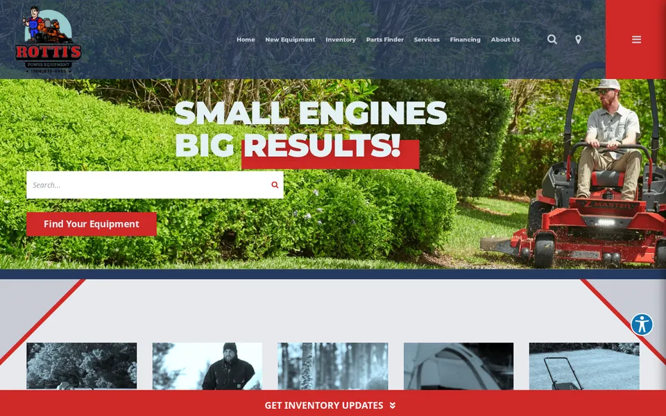 Rotti's Power Equipment website