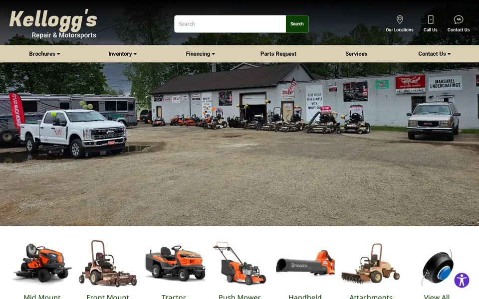Kellogg Small Engine Repair LLC website