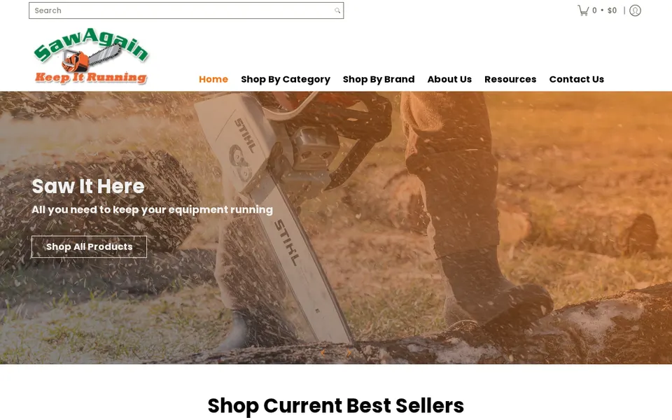 Saw Again Inc. website