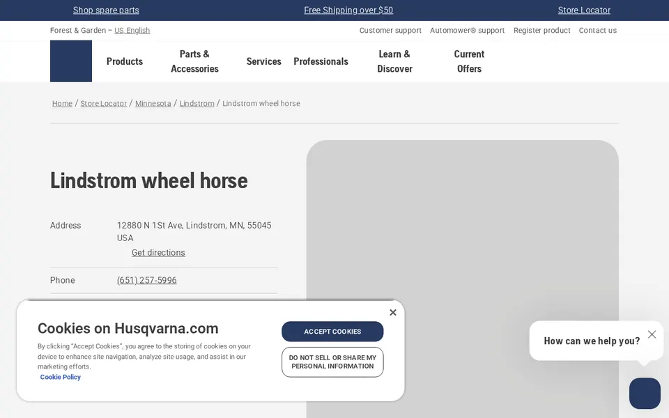 Lindstrom wheel horse website