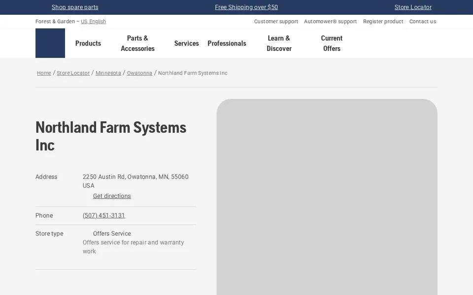 Northland Farm Systems Inc website