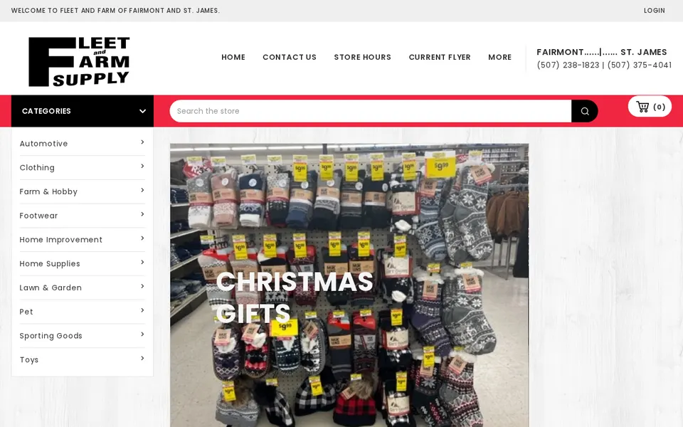 Fleet & Farm website