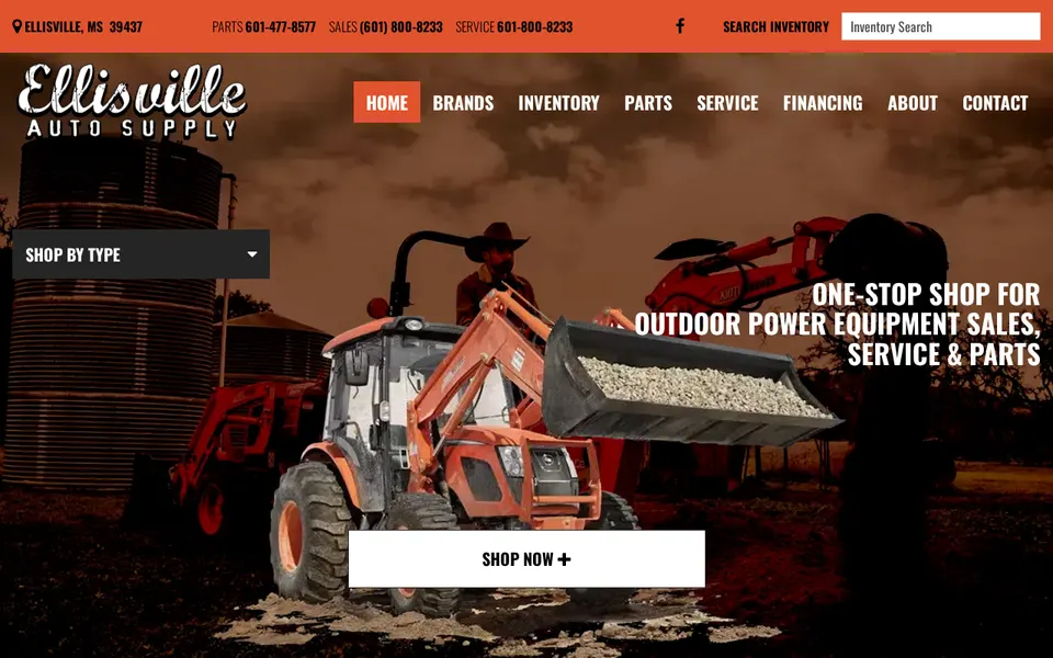 Ellisville Auto Supply website